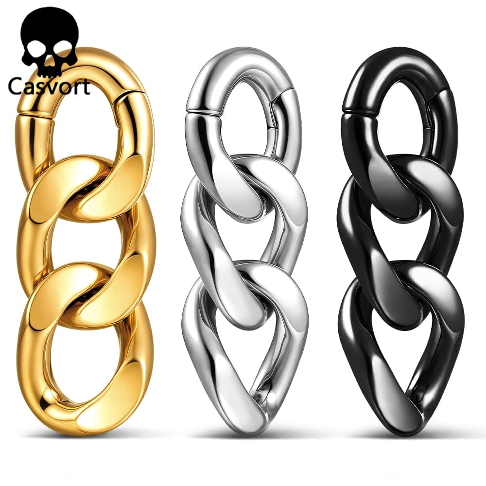 Body Jewelry Hangers - Casvort 2 peças 4mm 6g corrente