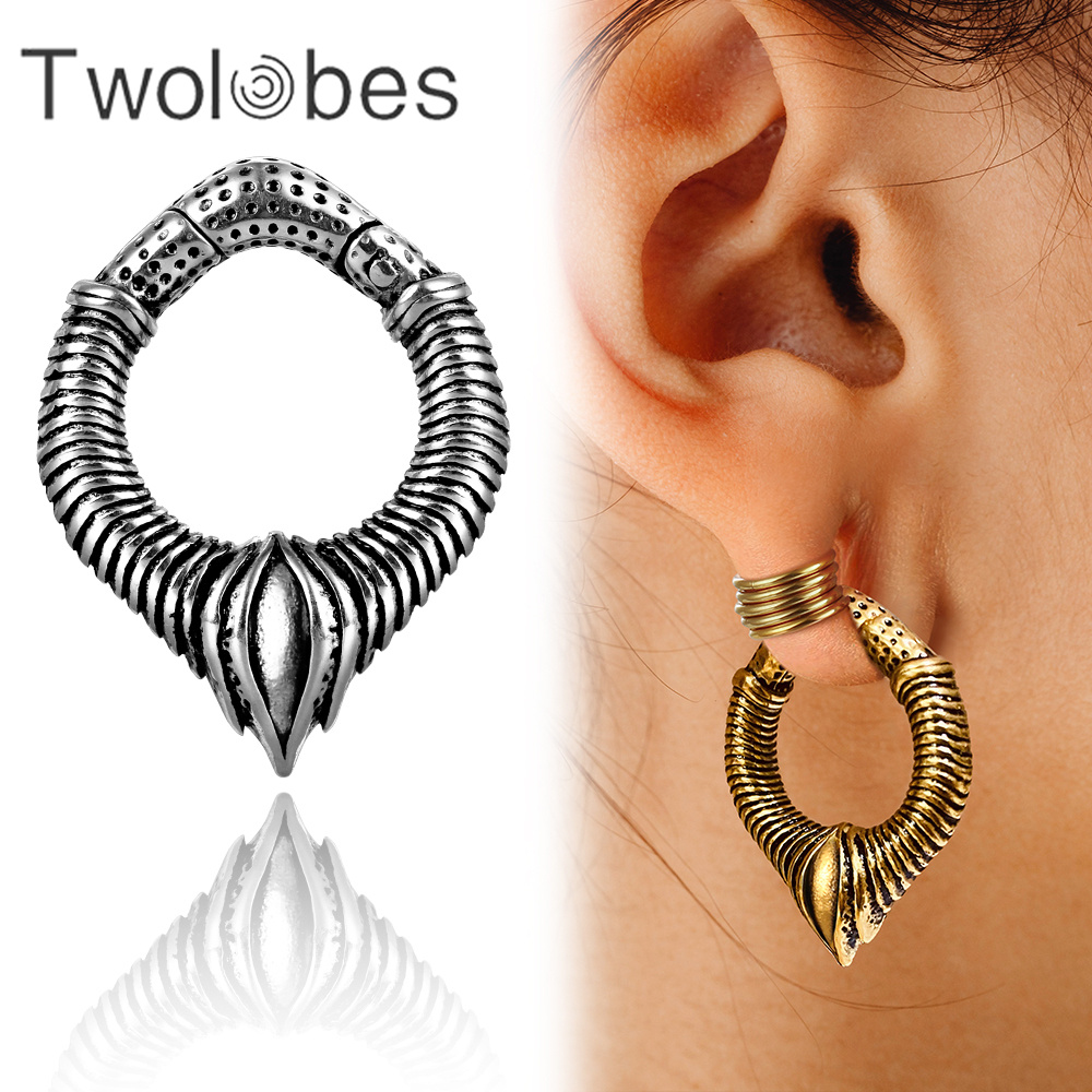 Body Jewelry Hangers - Twolobes 2 peças de aço inoxidável
