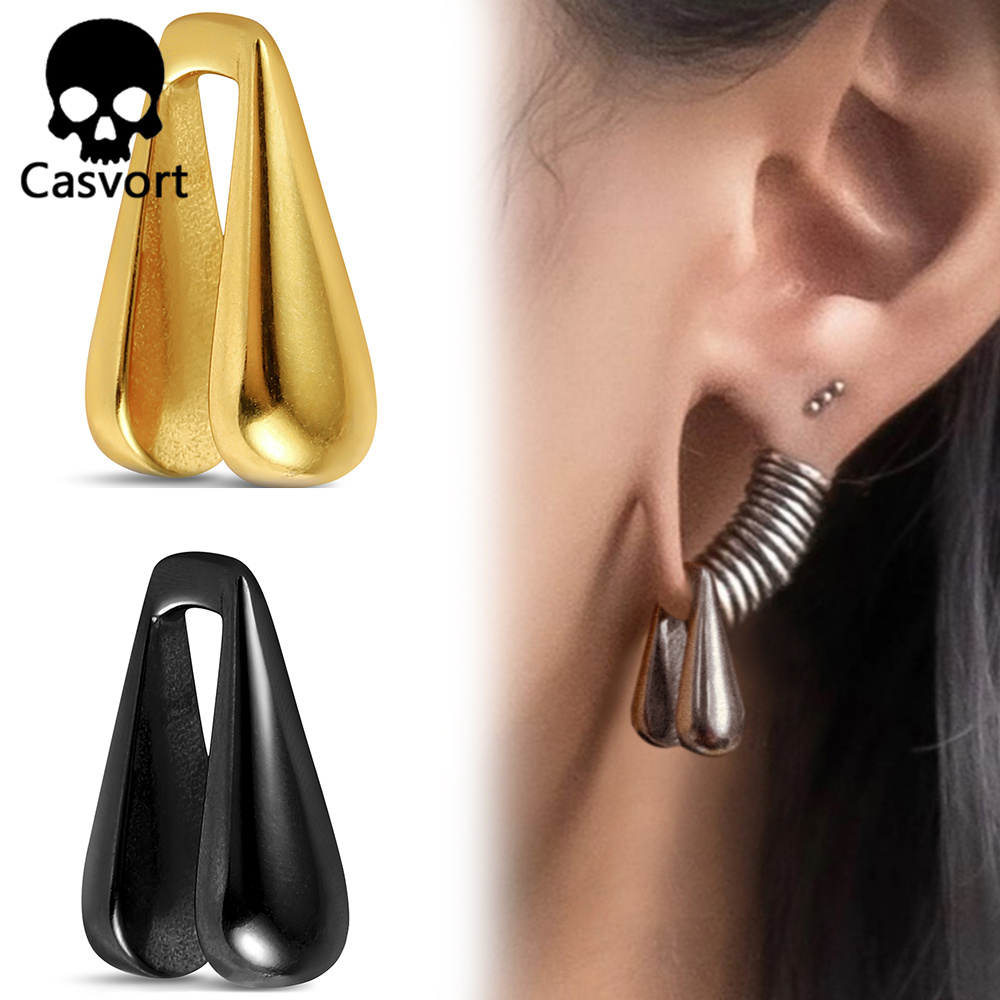 Body Jewelry Hangers - Casvort Água Gota Pesos Da Orelha