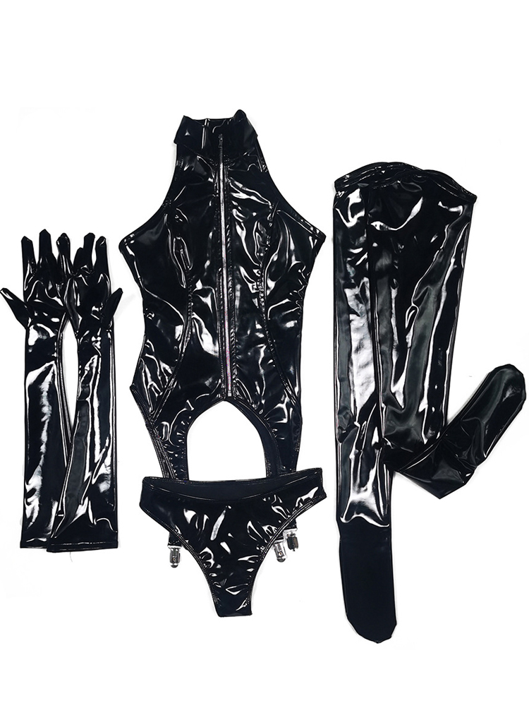 Wet Look PVC Catsuit, brilhant - Body Jewelry Waterproof avaliação e preço