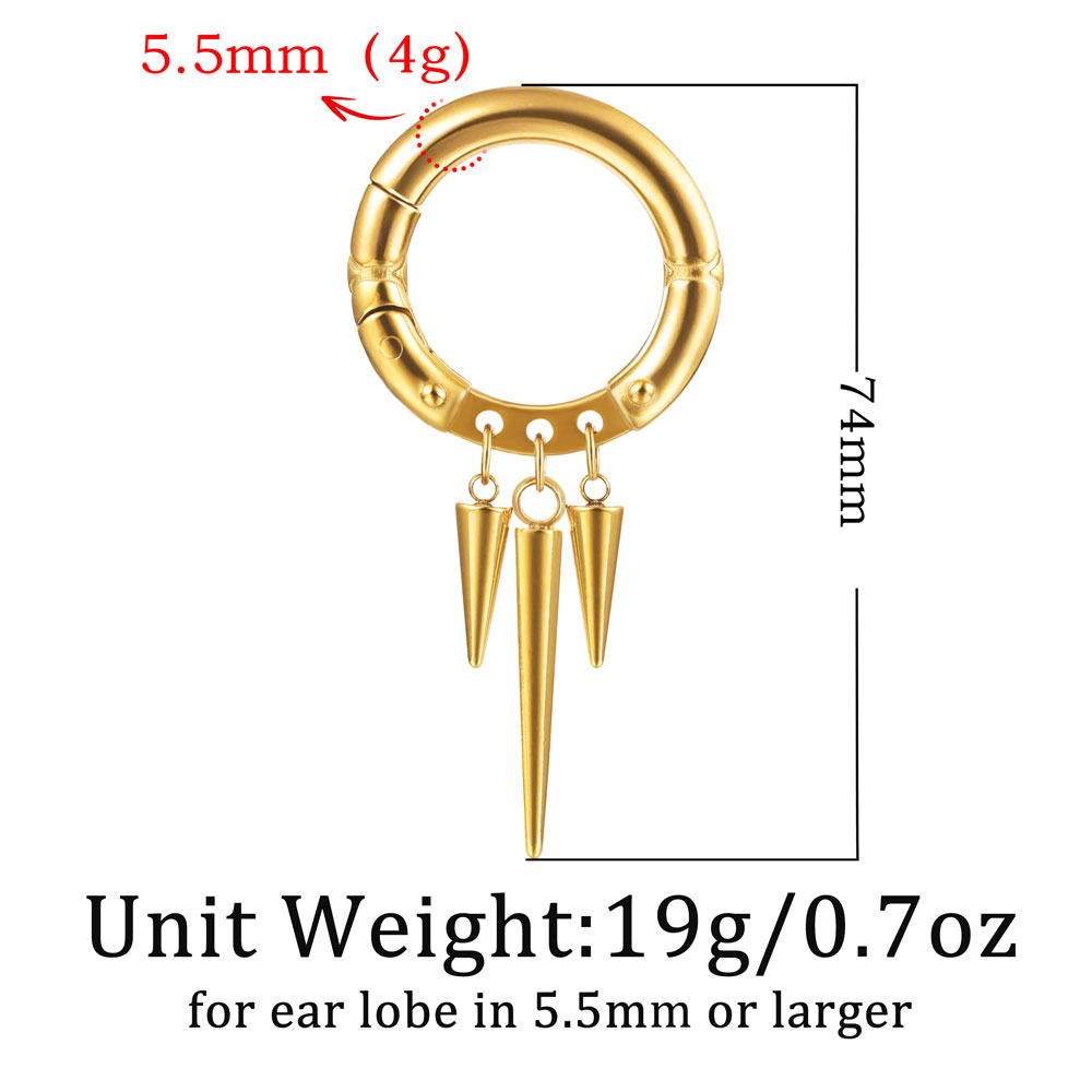 Giga 1/2 Peças Pesos de Orelha - Body Jewelry Hangers avaliação e preço