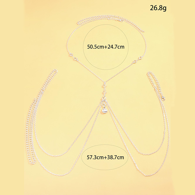 Corrente de Corpo Feminina em  - Body Jewelry Rhinestone avaliação e preço
