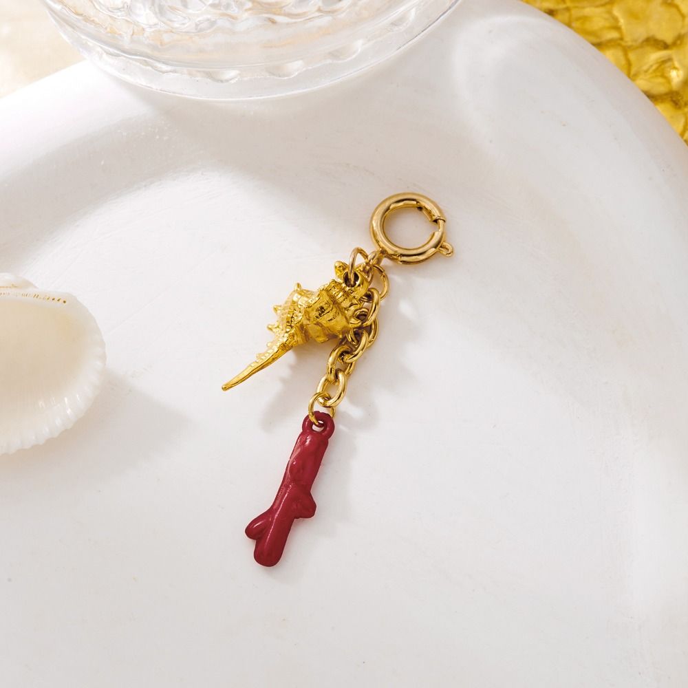Charmoso Chaveiro de Concha Es - Body Jewelry Hangers avaliação e preço