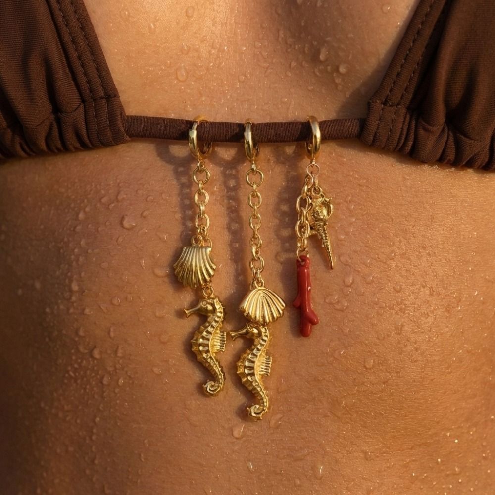 Charmoso Chaveiro de Concha Es - Body Jewelry Hangers avaliação e preço