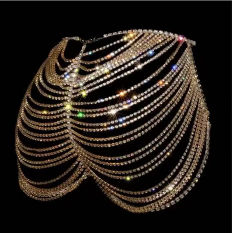 1pcsexy moda strass bunda saia - Body Jewelry Rhinestone avaliação e preço