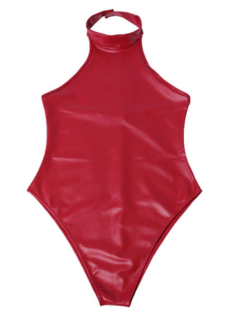 PU Couro Backless Látex Bodysu - Body Jewelry Waterproof avaliação e preço